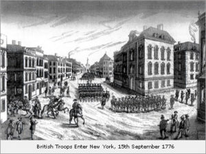 British_troops_enter_new_york_1776 - The Duke Of Wellington's Regiment ...